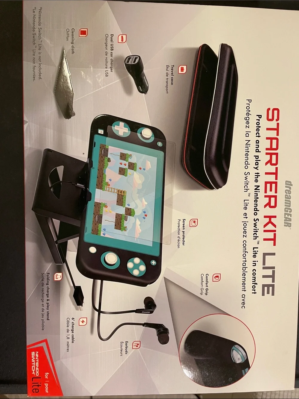 Nintendo Starter Kit Lite Case and Accessories - Black